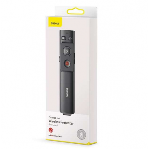 Presenter laser Baseus Orange Dot ACFYB-0G, USB Wireless, Black