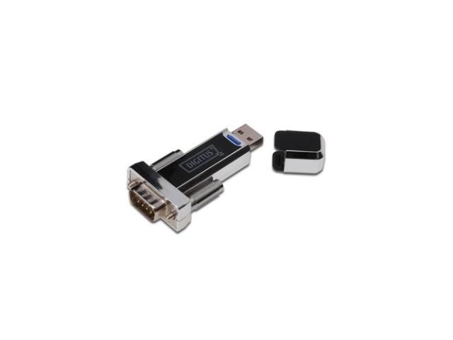 Adaptor Digitus DA-70155-1, USB - Serial, Black