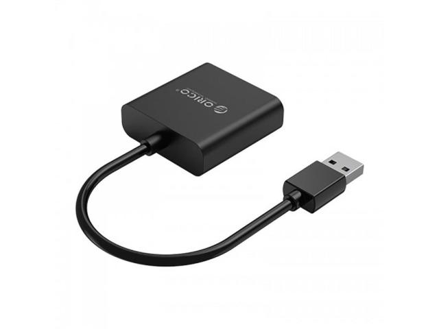 Adaptor Orico UTV-BK, VGA - USB 3.0, Black