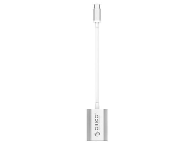 Adaptor Orico XD-102, USB-C Male - VGA Female, Silver