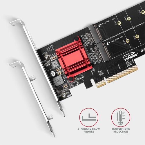 Adaptor PCI-Express Axagon PCEM2-ND, M.2