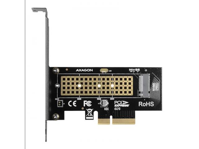 Adaptor Axagon PCEM2-N, PCI-Express x4 + M.2 SSD NVMe