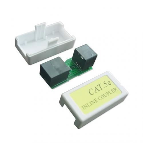 Adaptor retea Gembird, RJ45 - RJ45, Cat.5E, White