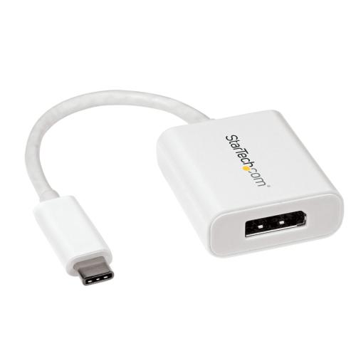 Adaptor Startech CDP2DPW, USB-C - Displayport, White