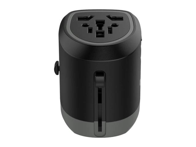Adaptor universal priza Orico UTT-2U01, 2x USB, Black