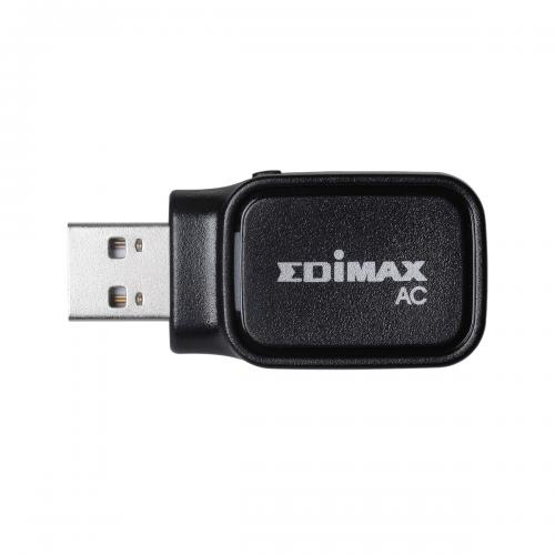 Adaptor Wireless Edimax 2-in-1 AC60, Black