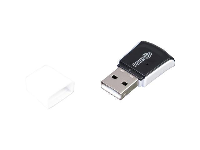 Adaptor wireless PowerOn DMG-17, USB, 300 Mbps, Black-White