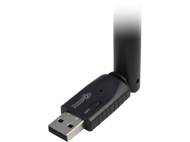 Adaptor wireless PowerOn DMG-19 Dual-Band, USB, 433 Mbps, Black