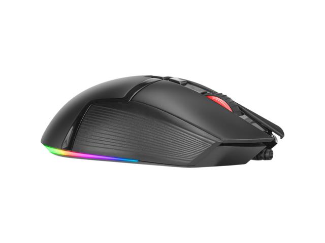 Kit Marvo CM420 Tastatura Mecanica, LED, USB, Black + Mouse Optic RGB LED, USB, Black + Mouse Pad XL, Black-Red