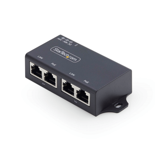 Injector Poe Startech AF221CE-POE-INJECTOR, 65W, Black