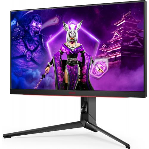 Monitor LED AOC AG274QS, 27inch, 2560x1440, 1ms GTG, Black-Red