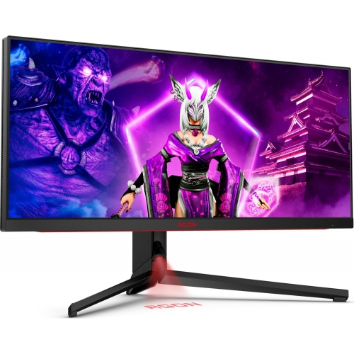 Monitor LED AOC AGON PRO AG344UXM, 34inch, 3440x1440, 1ms GTG, Black