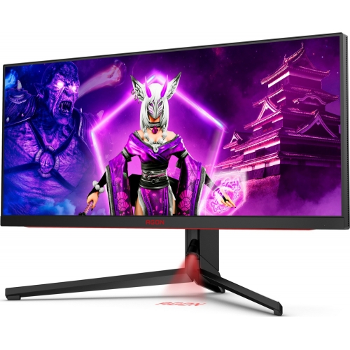 Monitor LED AOC AGON PRO AG344UXM, 34inch, 3440x1440, 1ms GTG, Black
