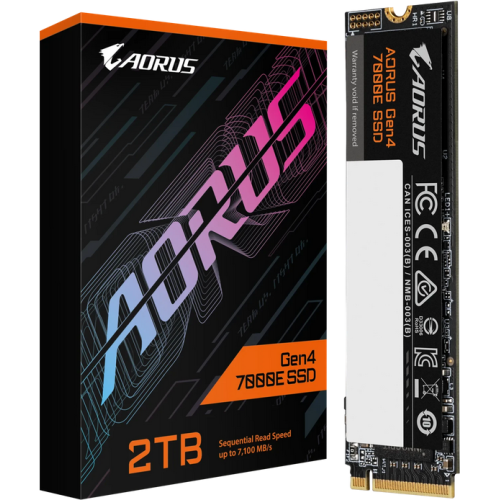 SSD Gigabyte AORUS Gen4 7000E 1TB, PCI Express 4.0 x4, M.2 2280