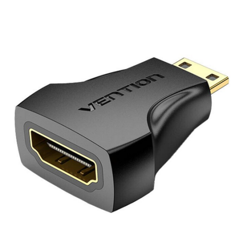 ADAPTOR video Vention, miniHDMI(T) la HDMI(M), , rezolutie 4K la 60Hz, PVC, negru, 