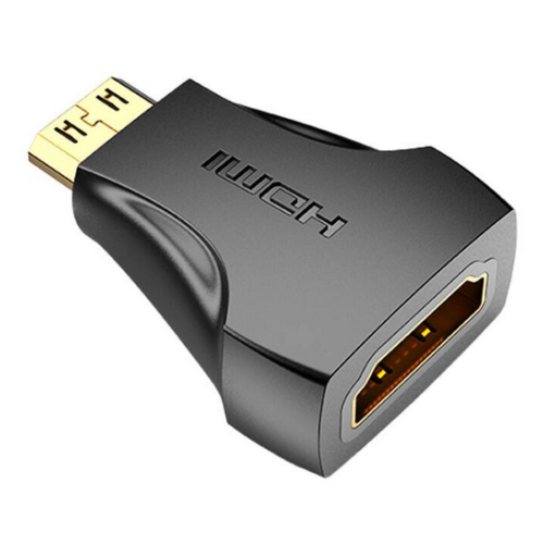 ADAPTOR video Vention, miniHDMI(T) la HDMI(M), , rezolutie 4K la 60Hz, PVC, negru, 
