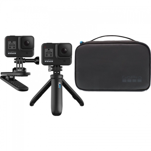 Set accesorii GoPro Travel AKTTR-002, Black