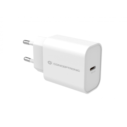 Incarcator retea Conceptronic ALTHEA07W, 1 x USB-C, 12V, 3A, 20W, White
