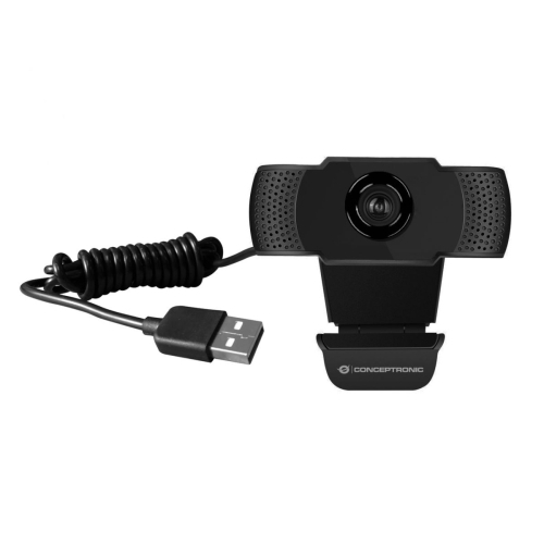 Camera Web Conceptronic AMDIS01B, USB-A 2.0, Black