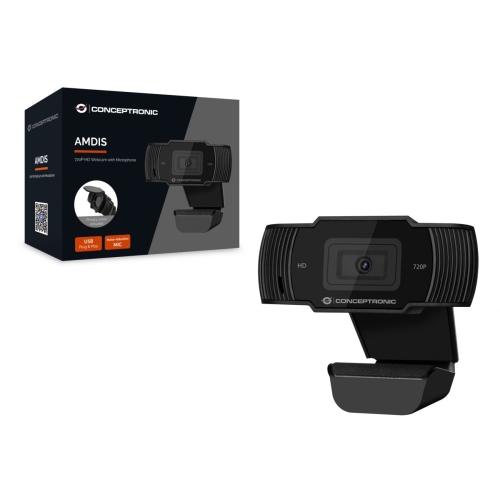 Camera Web Conceptronic AMDIS03B, USB-A 2.0, Black