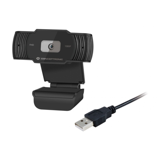 Camera Web Conceptronic AMDIS04B, USB-A 2.0, Black