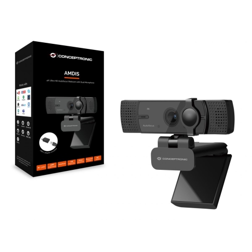 Camera Web Conceptronic AMDIS07B, USB-A 2.0, Black