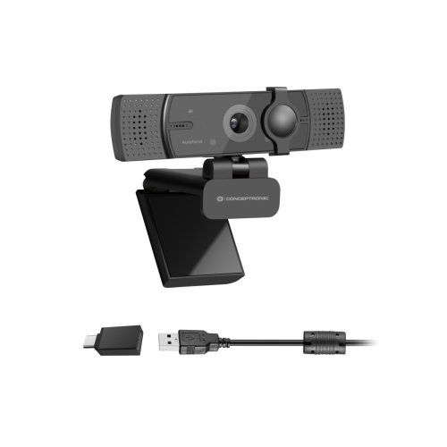 Camera Web Conceptronic AMDIS07B, USB-A 2.0, Black