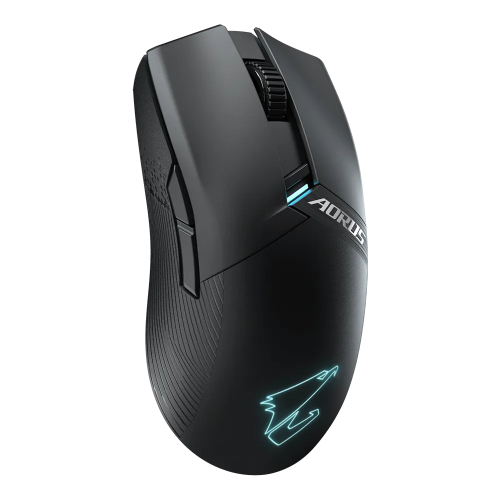 Mouse Optic Gigabyte AORUS M6, USB/USB Wireless, Matte Black