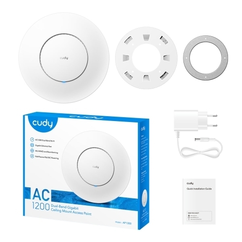 Access Point Cudy AP1300_P, White