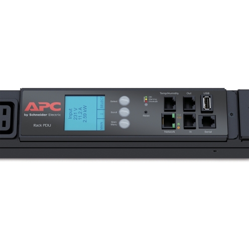 PDU APC 2G Metered AP8866, 6 x C13, 12 x C19, Black