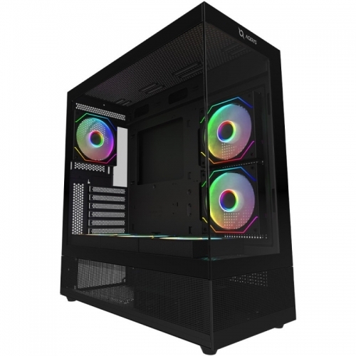 Carcasa AQIRYS Antlia Black ARGB, Fara sursa