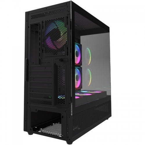 Carcasa AQIRYS Antlia Black ARGB, Fara sursa