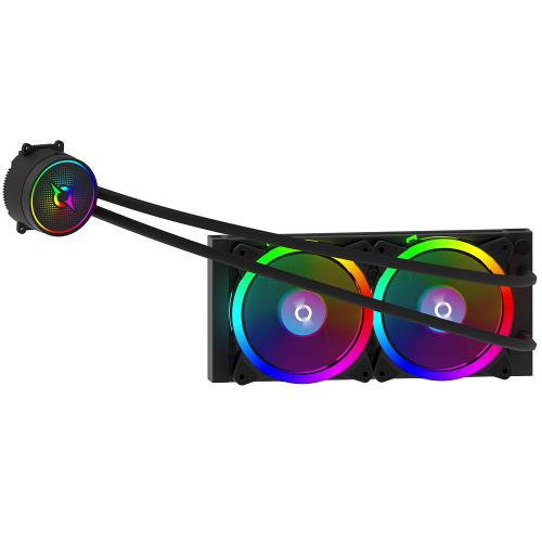 Cooler procesor AQIRYS Aquarius 240 AiO Black, 2x 120mm