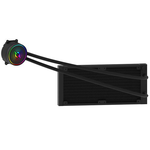 Cooler procesor AQIRYS Aquarius 240 AiO Black, 2x 120mm