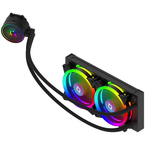 Cooler procesor AQIRYS Aquarius 240 AiO Black, 2x 120mm