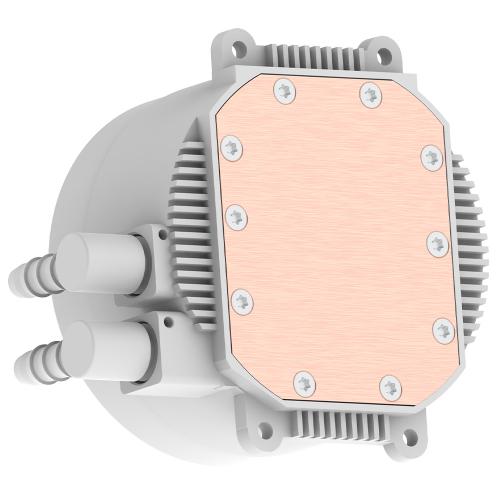 Cooler procesor AQIRYS Aquarius 240 AiO White, 2x 120mm