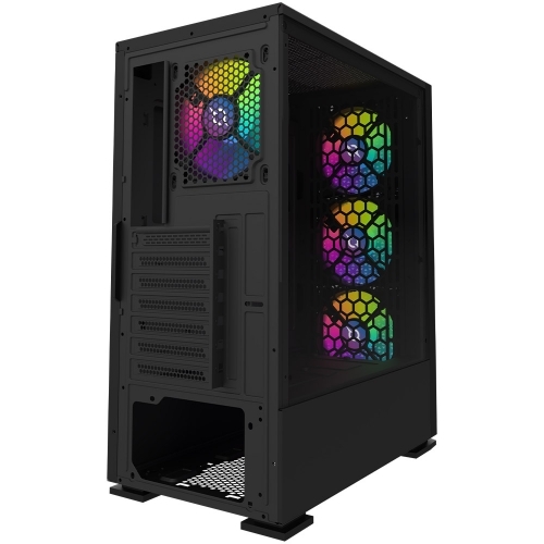 Carcasa AQIRYS Gacrux Black RGB, Fara sursa