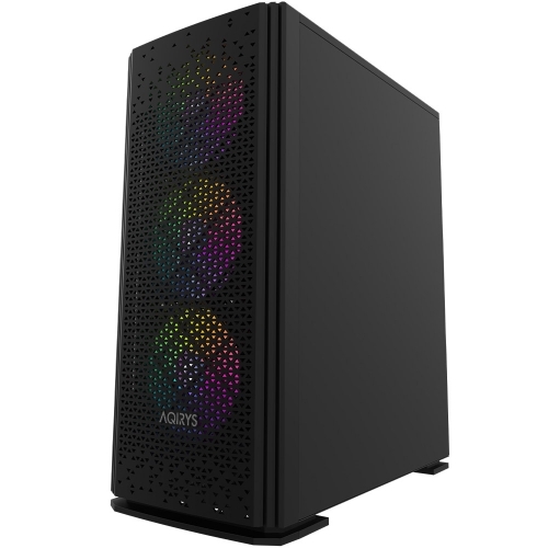 Carcasa AQIRYS Gacrux Black RGB, Fara sursa