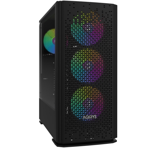 Carcasa AQIRYS Gacrux Black RGB, Fara sursa