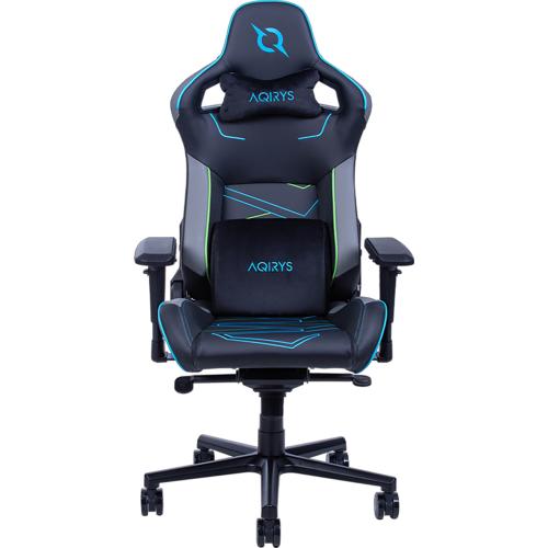 Scaun gaming AQIRYS Hyperion, Black-Blue-Grey