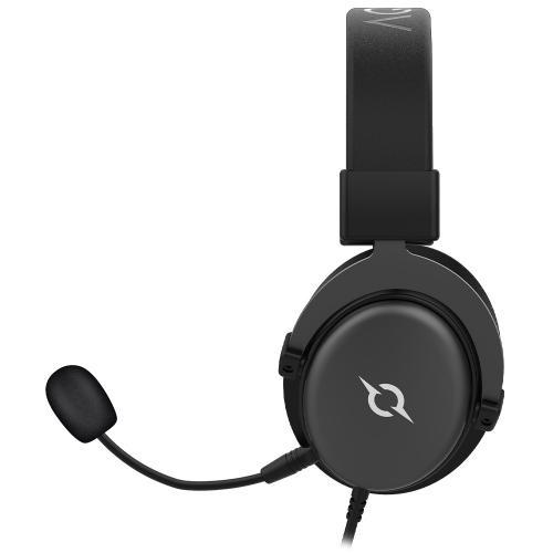 Casti cu microfon AQIRYS Sirius, USB-A/3.5mm jack, Black