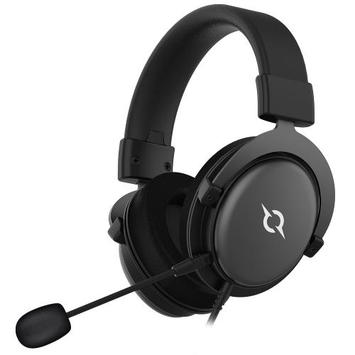 Casti cu microfon AQIRYS Sirius, USB-A/3.5mm jack, Black
