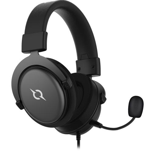 Casti cu microfon AQIRYS Sirius, USB-A/3.5mm jack, Black