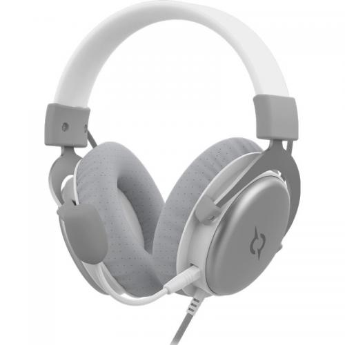 Casti cu microfon AQIRYS Sirius, USB-A/3.5mm jack, Grey-White