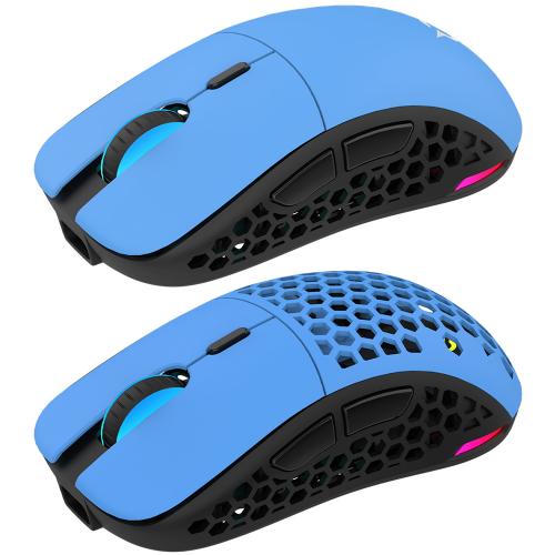 Mouse Optic AQIRYS TGA RGB, USB Wireless, Black