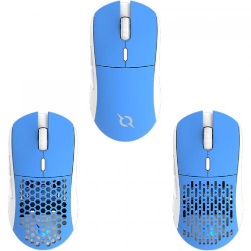Mouse Optic AQIRYS T.G.A. Alpha, USB/Wireless, White