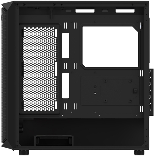 Carcasa AQIRYS Wezen Pro ARGB Black, Fara sursa