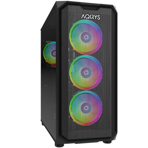 Carcasa AQIRYS Wezen Pro ARGB Black, Fara sursa