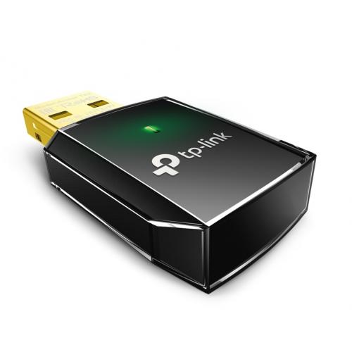 Adaptor wireless TP-Link Archer T2U V3, USB 2.0, Black