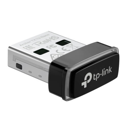 Adaptor Wireless TP-Link TX1U Nano, USB 2.0, Black